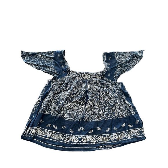 Ralph Lauren Cotton Floral Women's Slit Sleeve - Picture 2 of 7